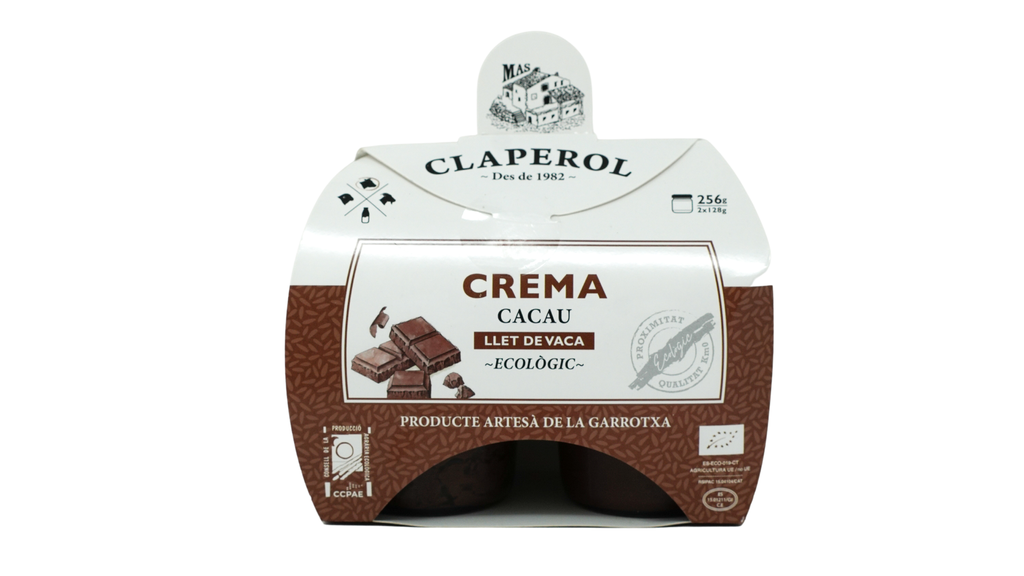 Crema De Xocolata Amb Llet Vaca 256 Gr ECO