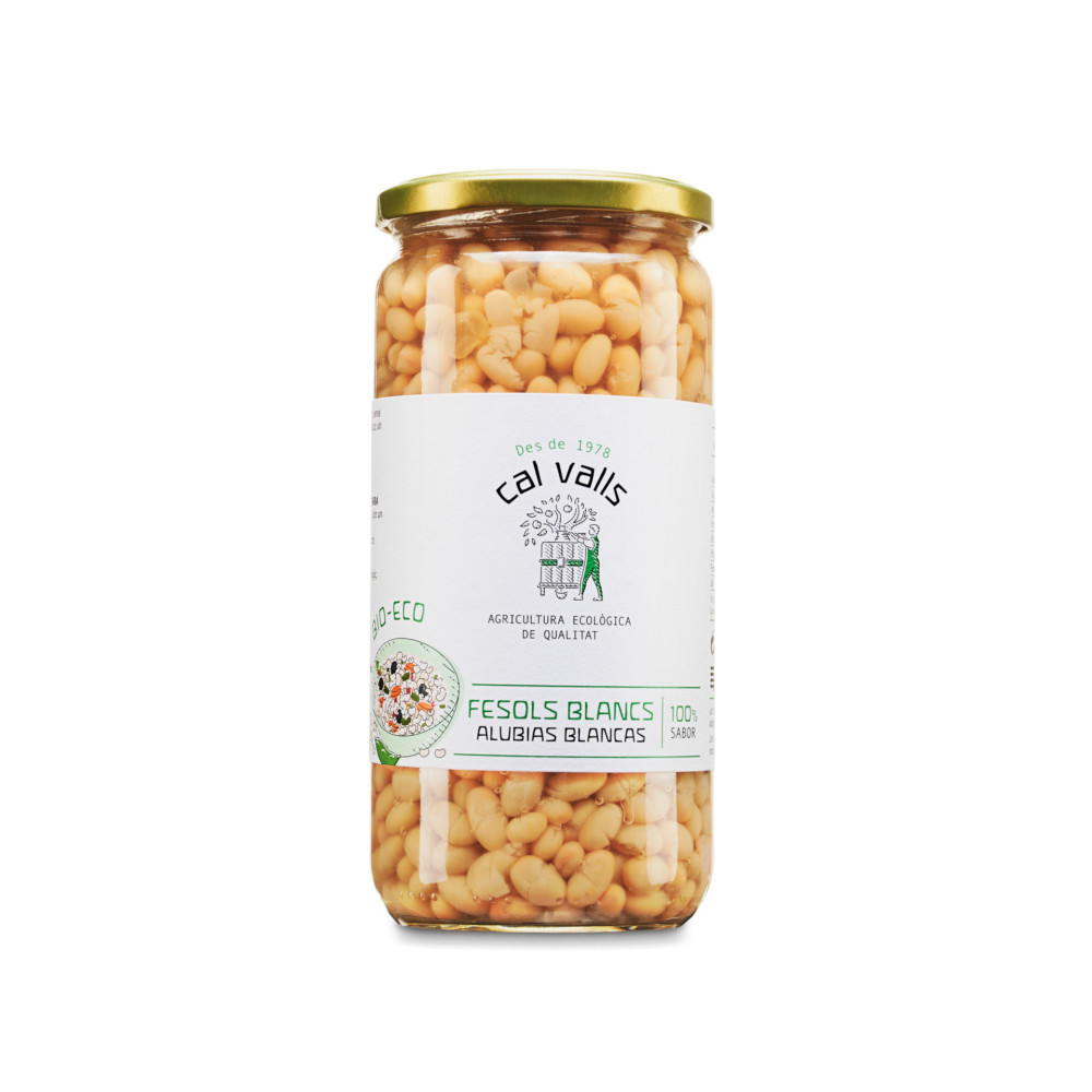 Fesol Blanc Cuit 700Gr ECO