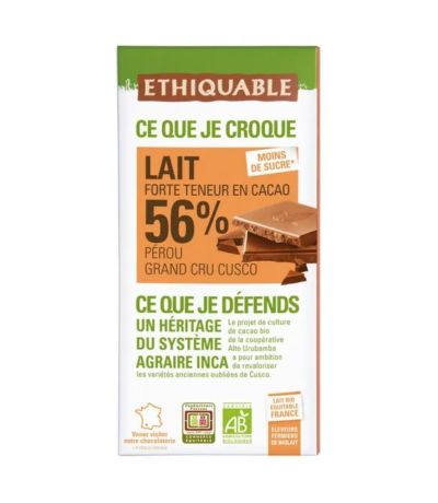 [BOT/00831] Xocolata amb llet Eathica 55% Perú ECO